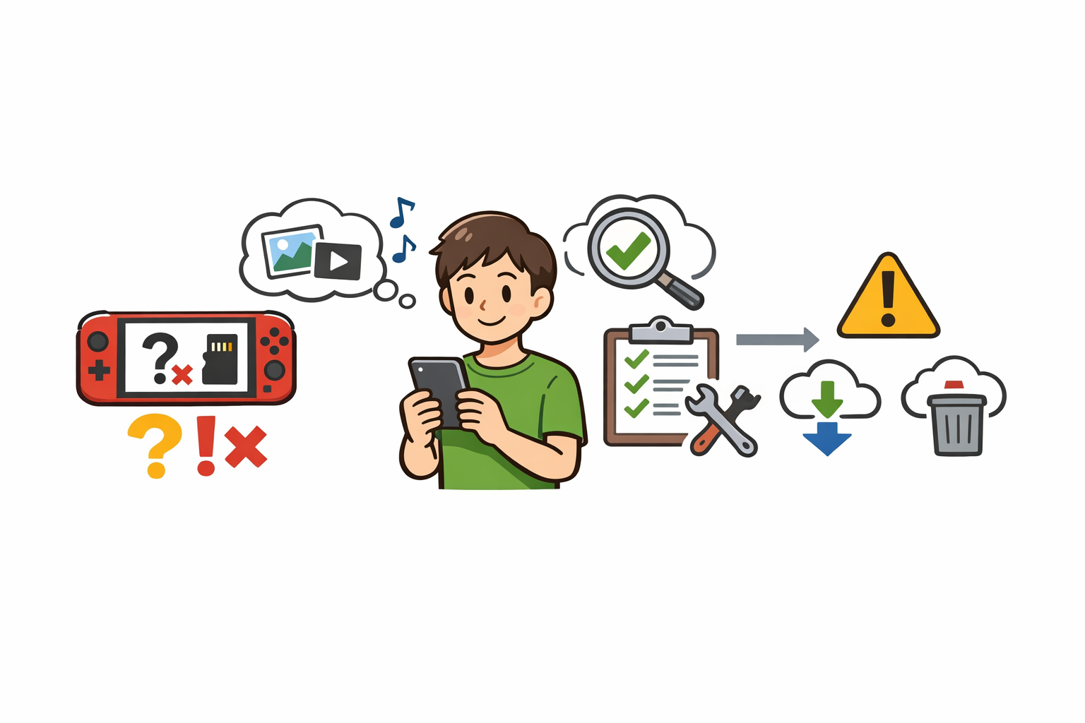 メモリーカードがなくても困りにくい人