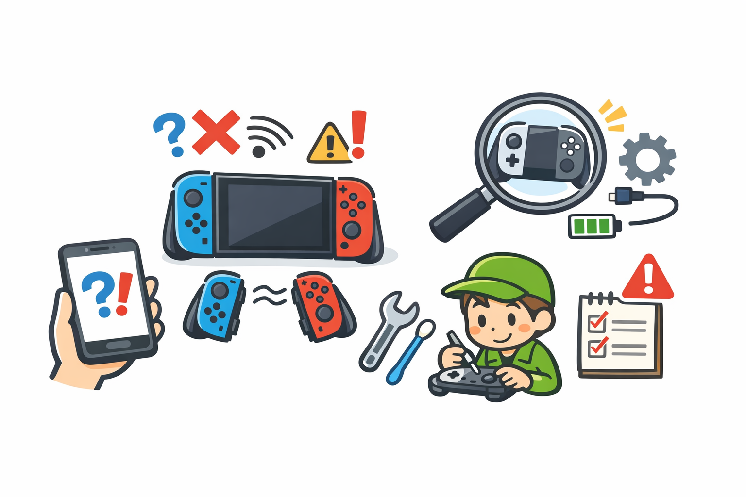 コントローラーが反応しないときに自分でできる対処法
