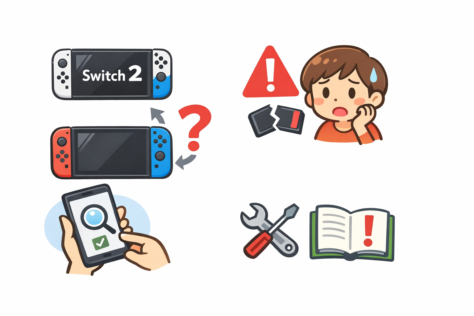 スイッチ2のソフトは初代スイッチ(旧型)で使える?互換性を解説