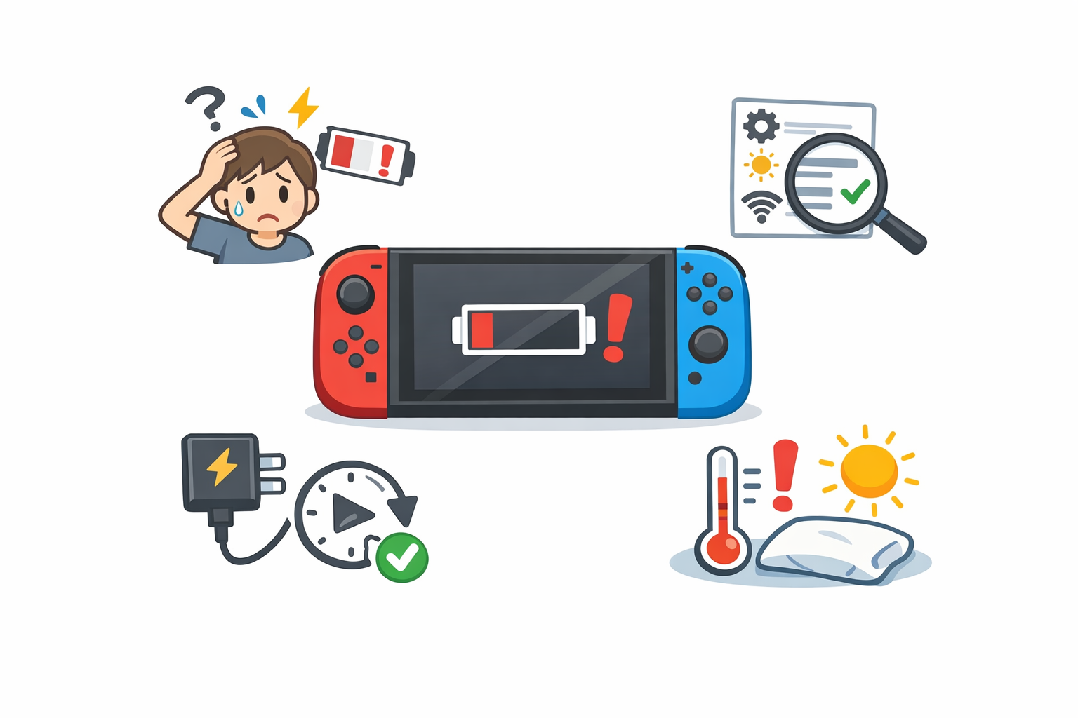 Switch2の充電が早く減るときに見直したいポイント