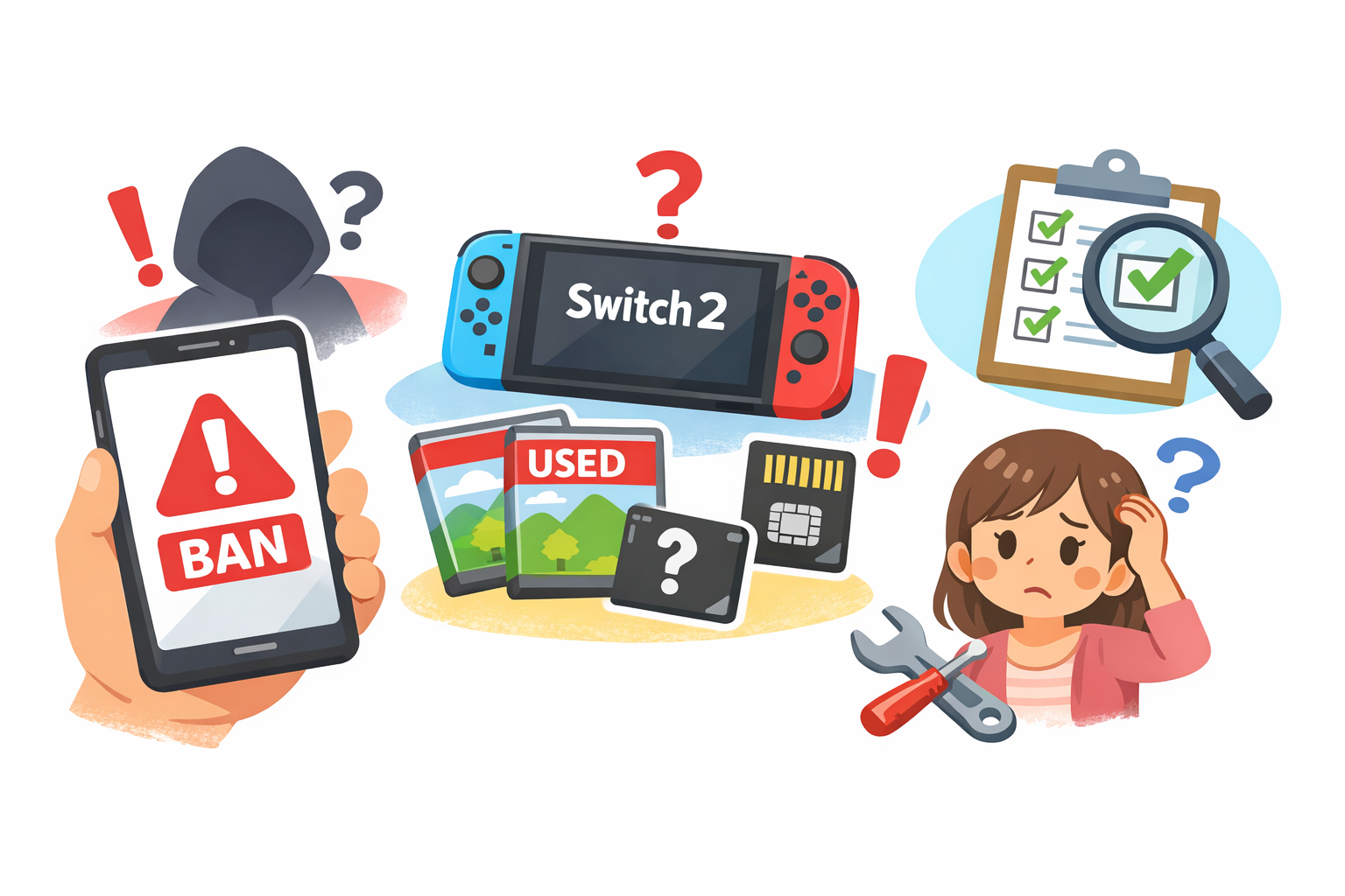 Switch2の中古ソフトを買う前の注意点