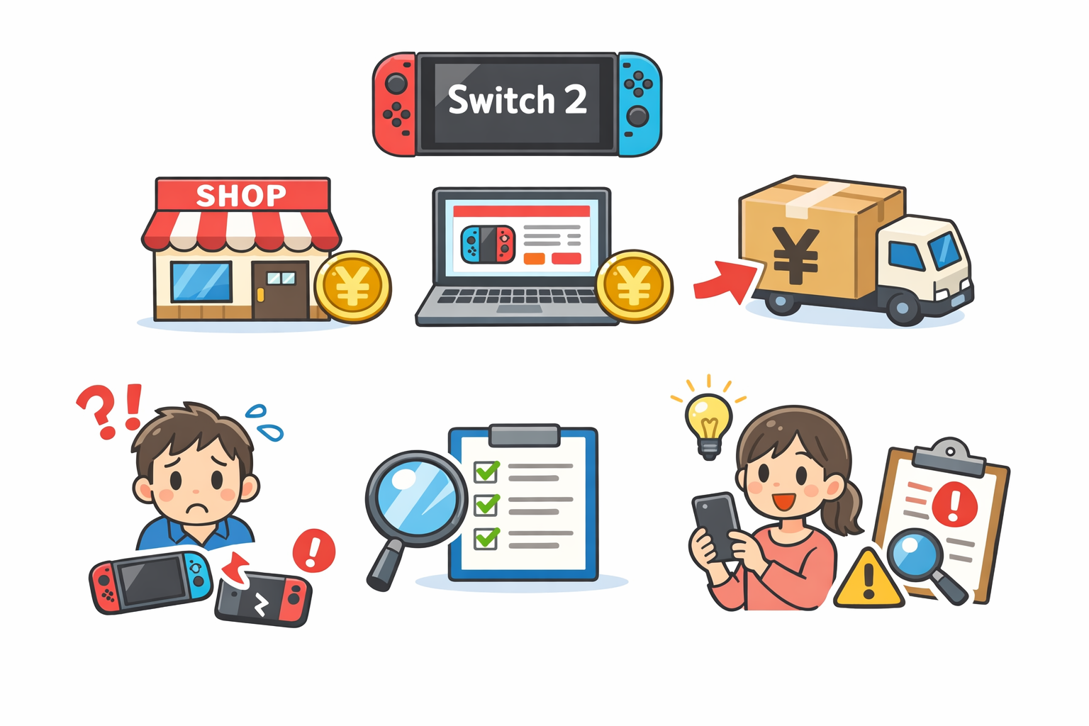 スイッチ2の主な買取先を比較