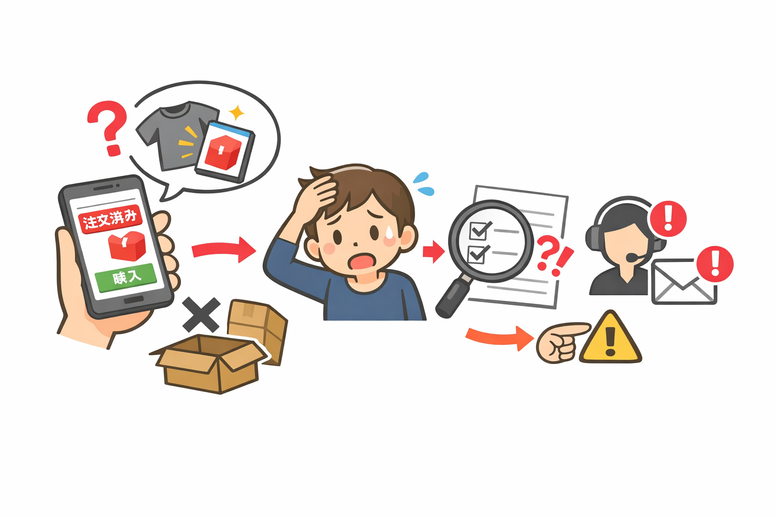 間違えて注文したときの正しい対処法