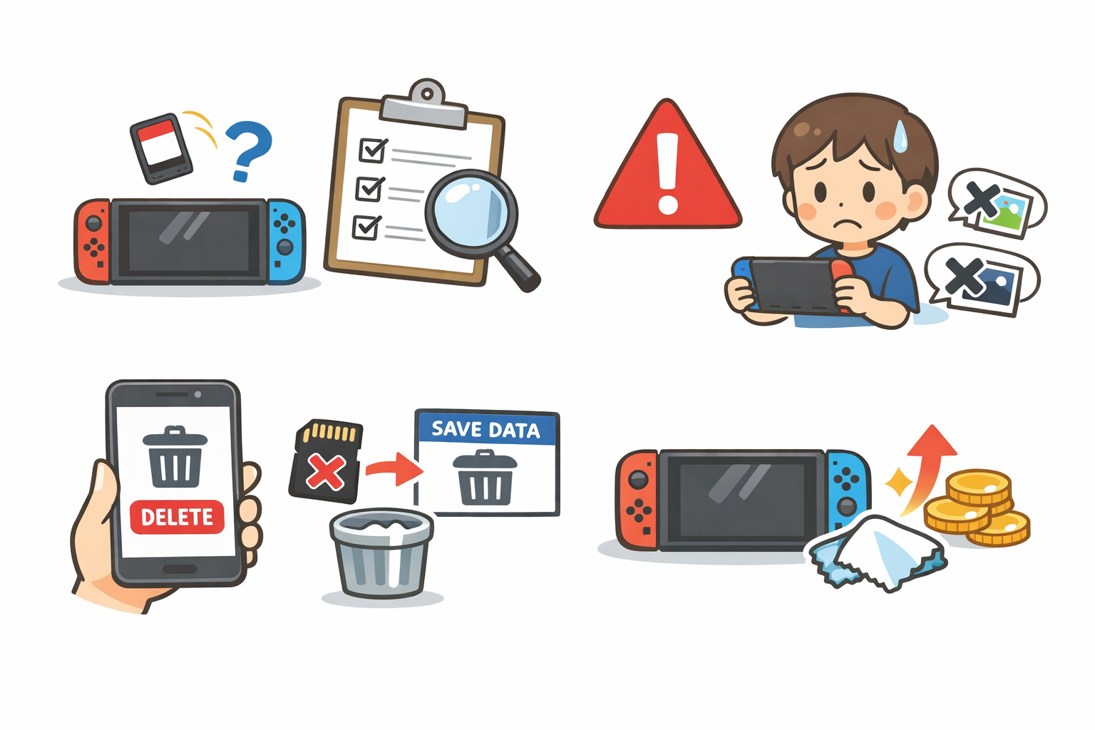 スイッチソフトを売る前にすること