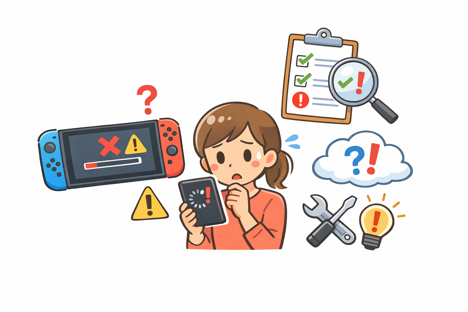 Switchソフトを更新できないときの対処法