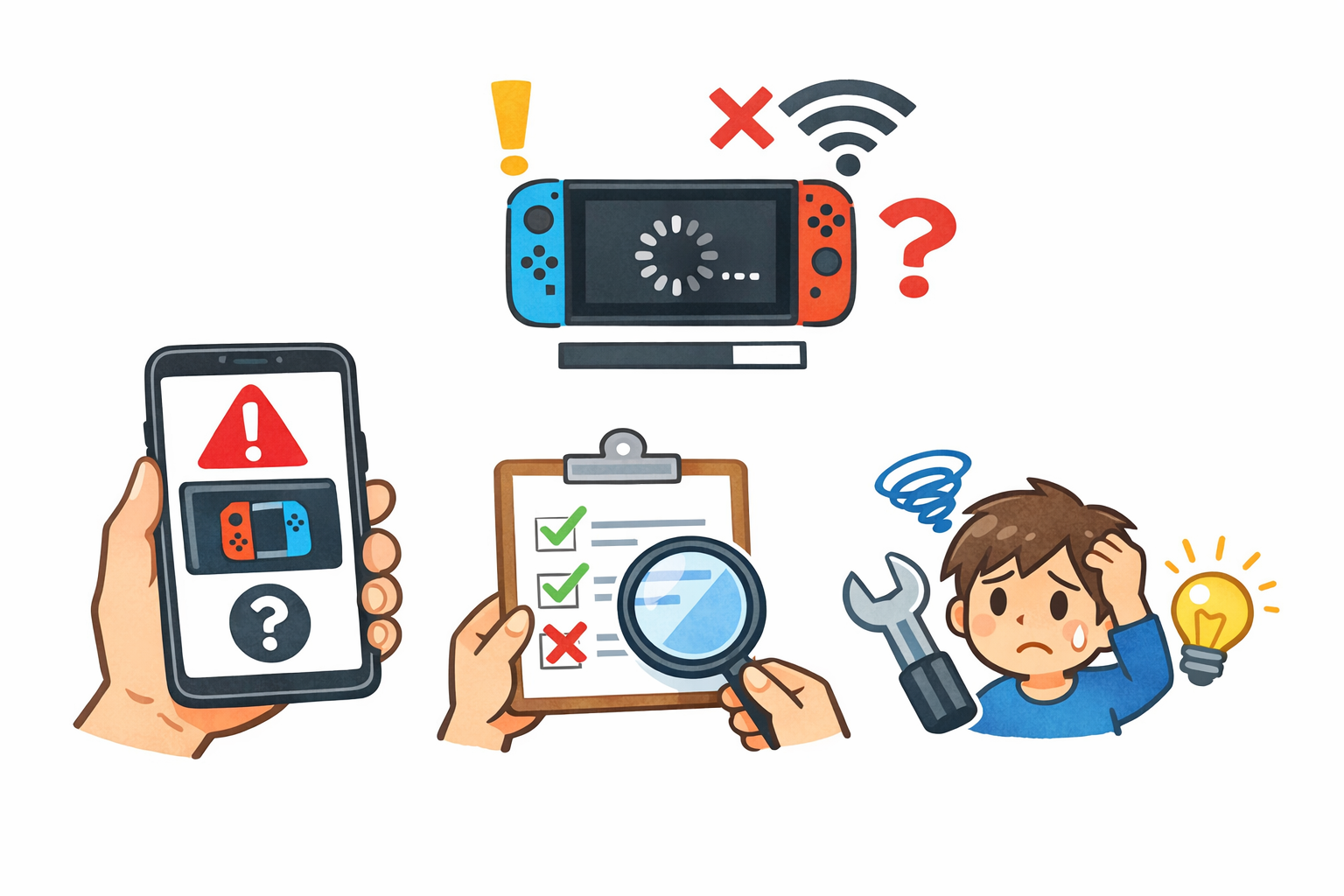 Switchソフトの自動更新が始まらない理由