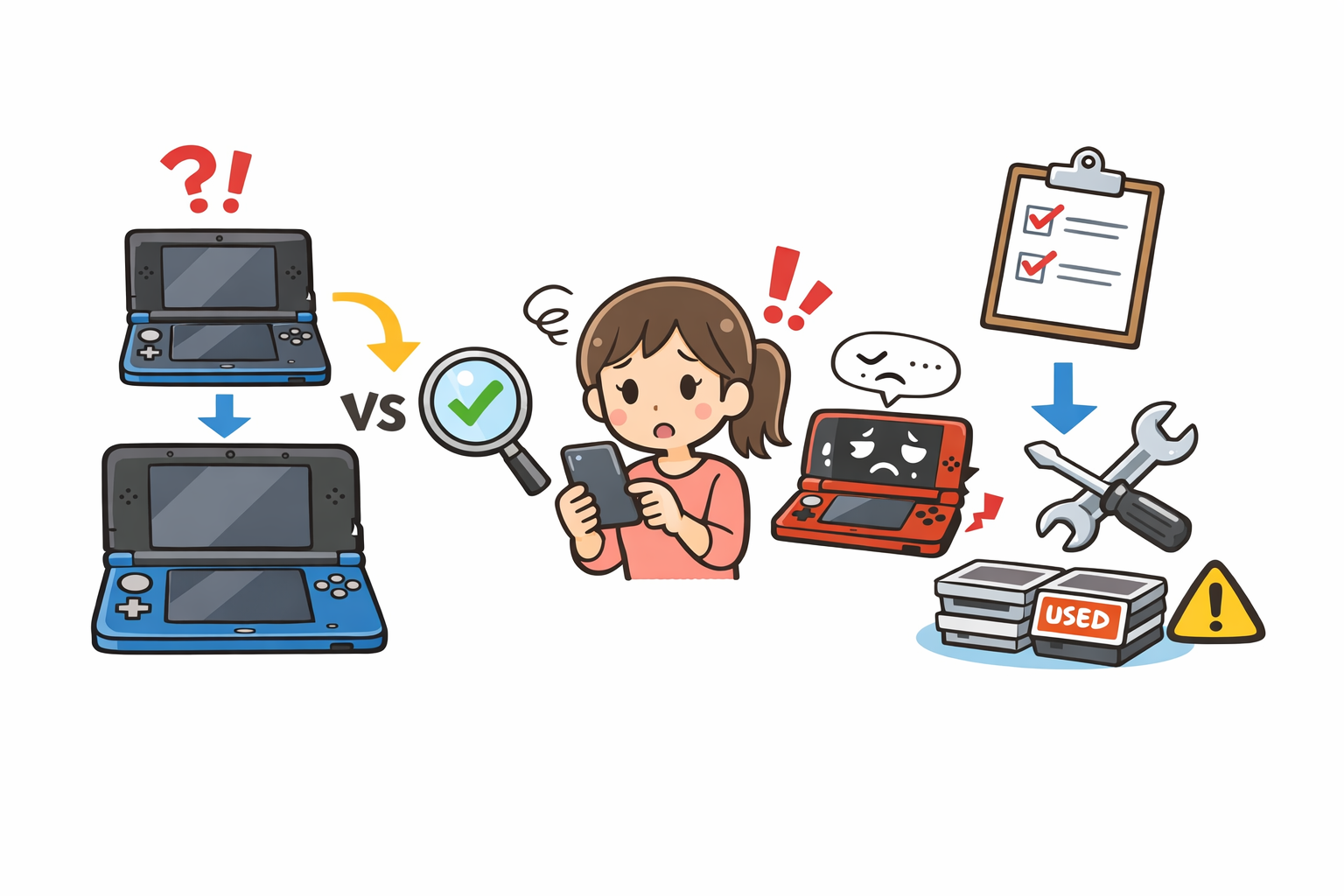 3DSと3DS LLの違いを比較