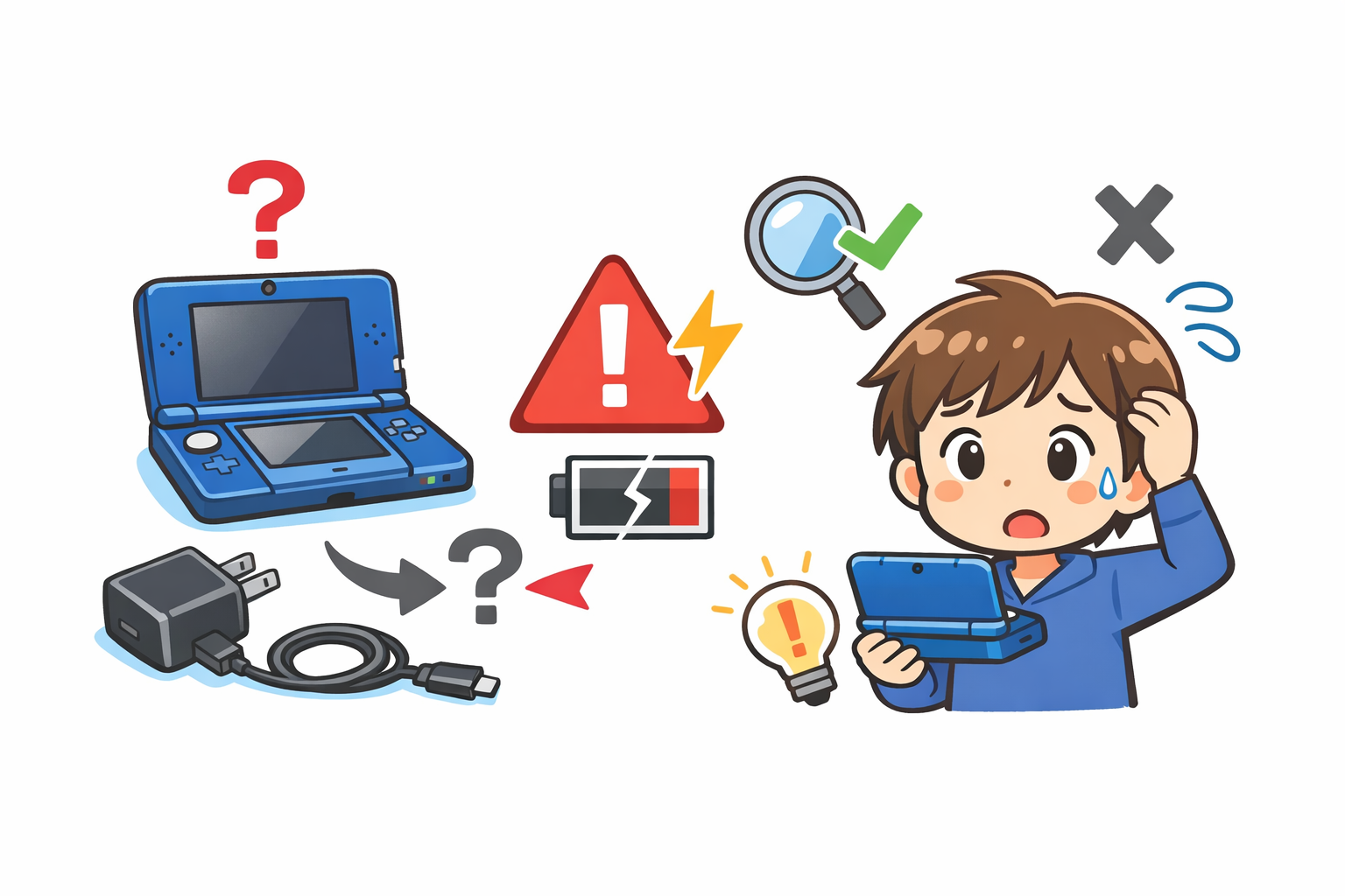 スマホの充電器で3DSを充電できる？