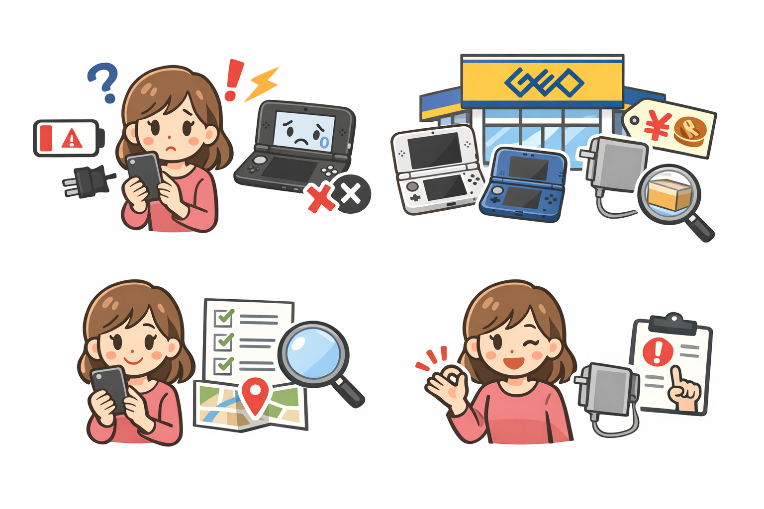 ゲオの3DS充電器を選ぶメリット