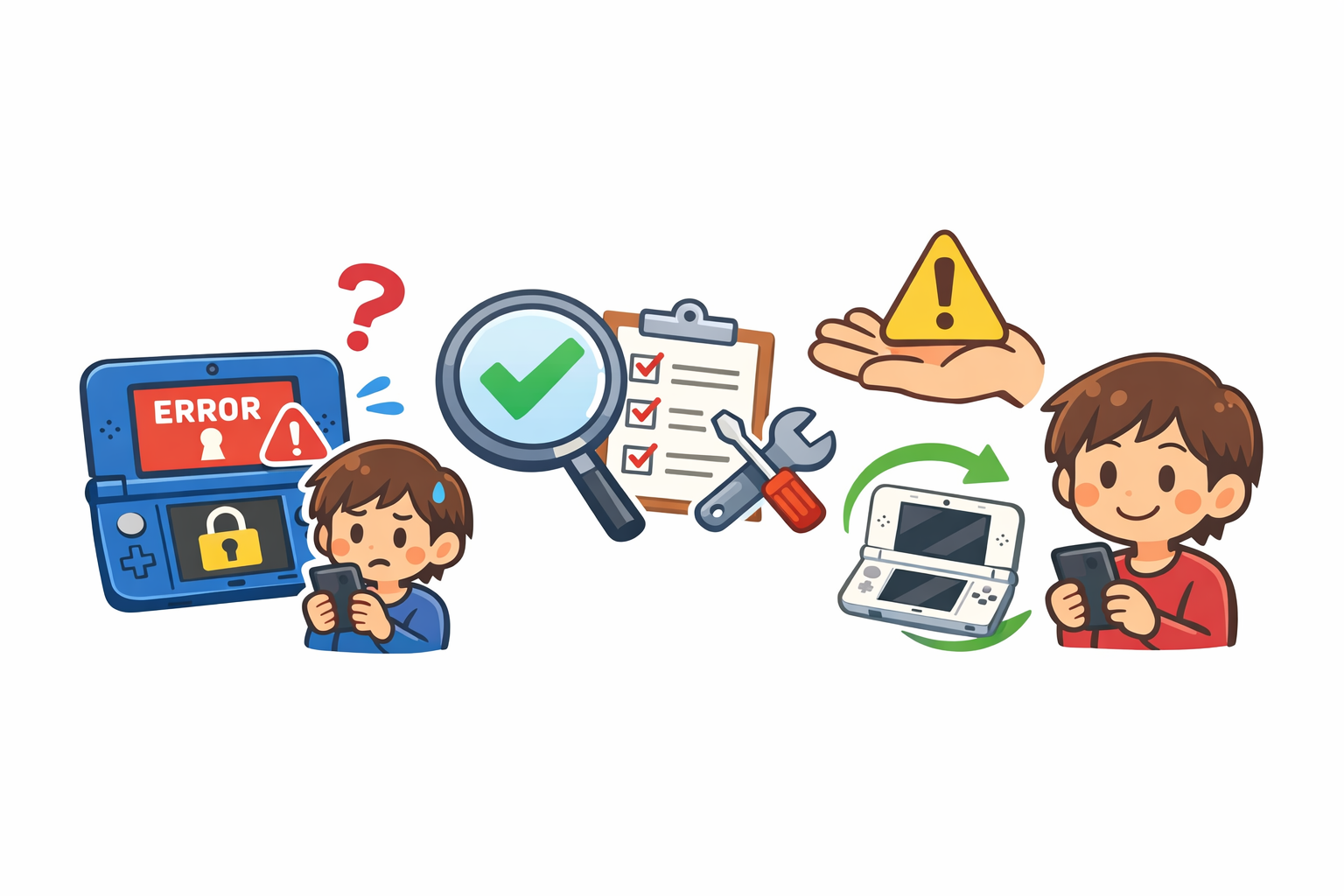 3DSを初期化できないときの原因と対処法