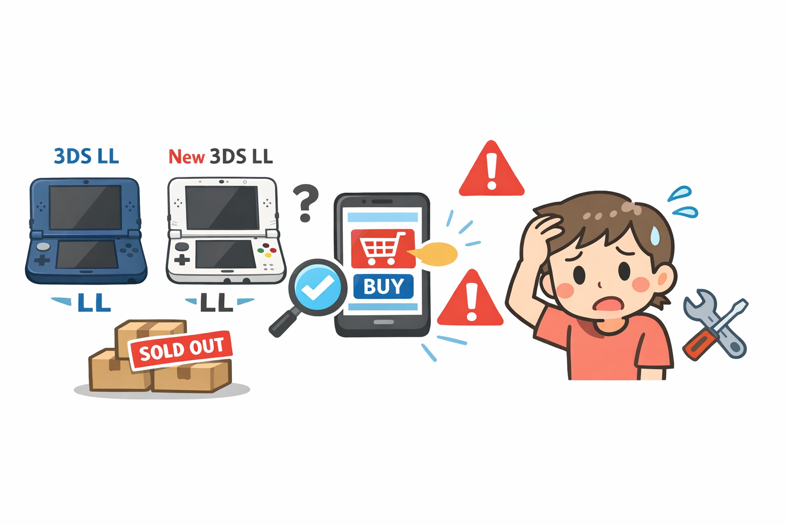 3DS LLとNewニンテンドー3DS LLの違い