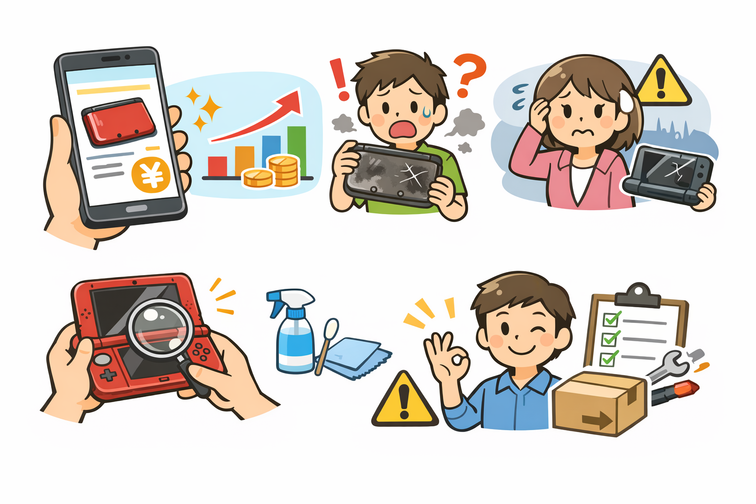 3DS LLを少しでも高く売るコツ