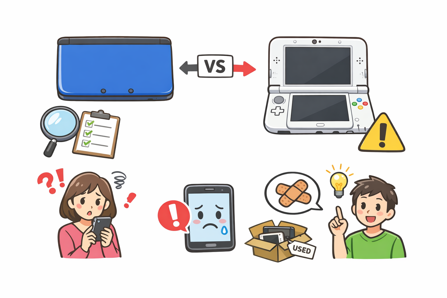 3DS・3DS LL・New 3DS LLは何が違う?