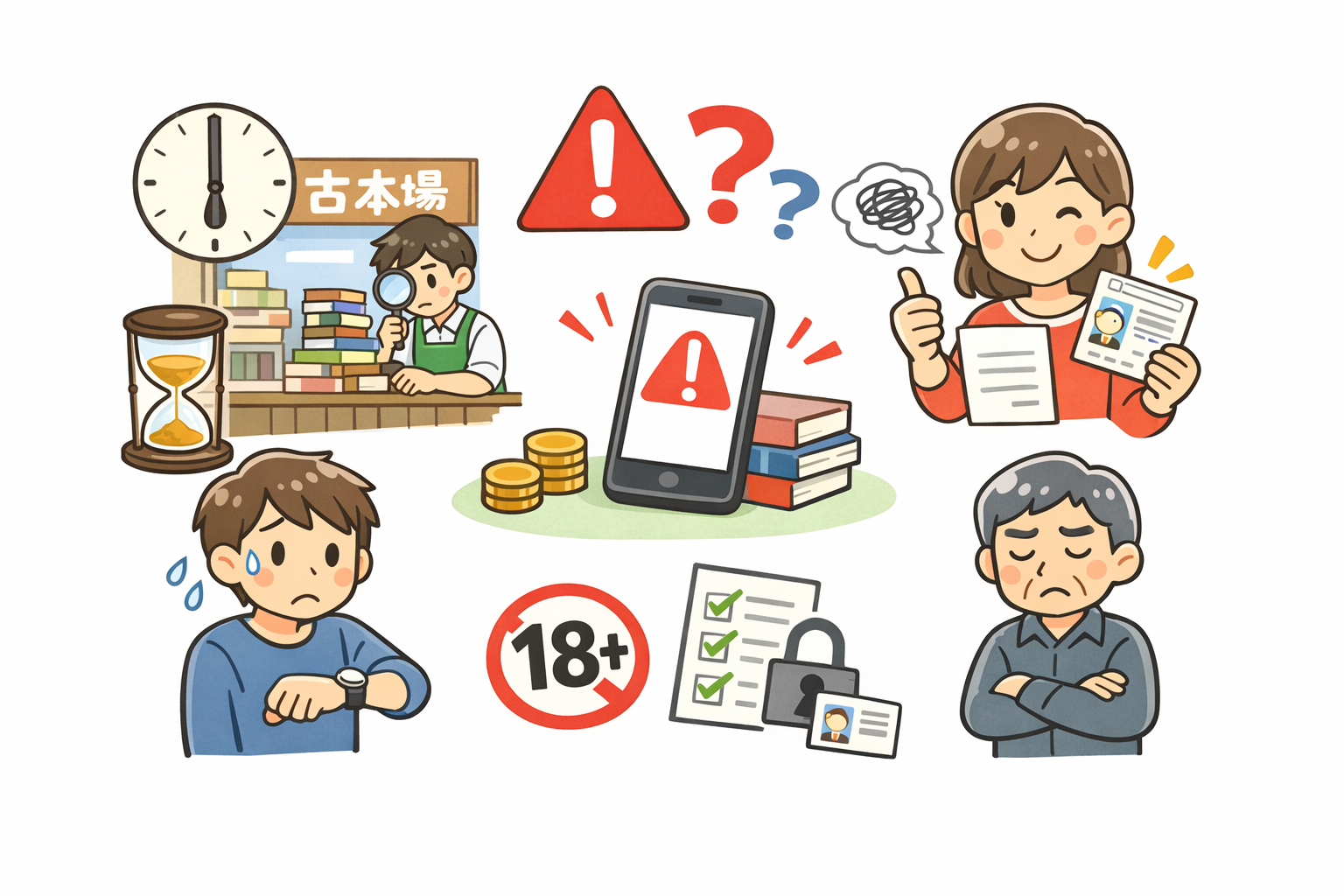 古本市場の査定にはどれくらい時間がかかる？
