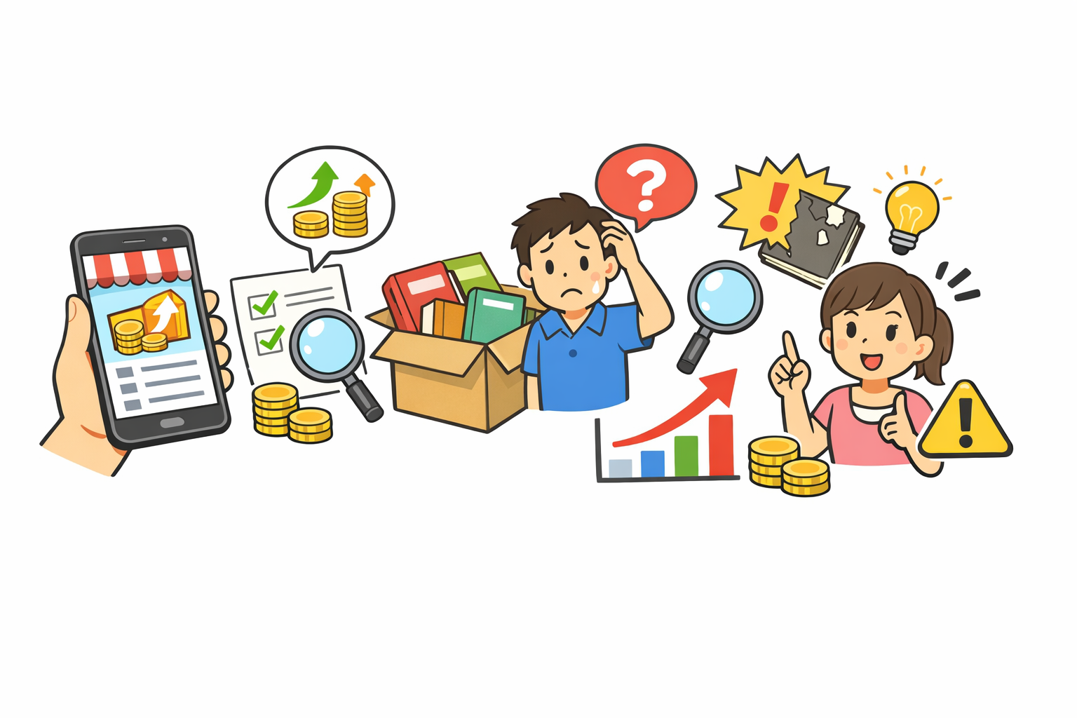 古本市場で査定額を上げるためのポイント