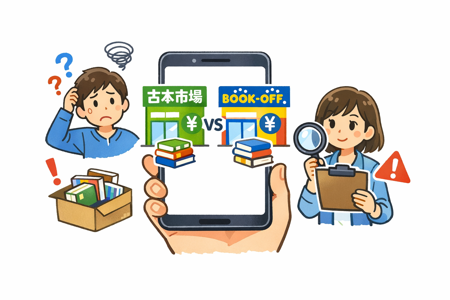 古本市場で売るのがおすすめな人